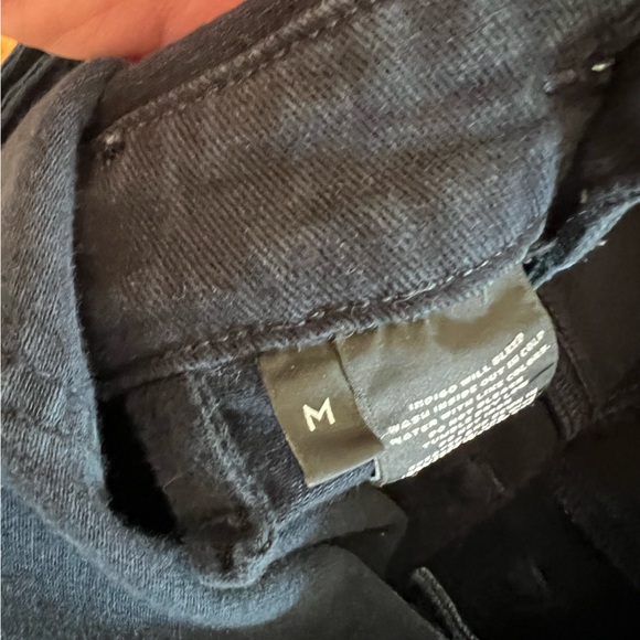 J BRAND Womens Denim dark blue Wash Slim Jumpsuit Overalls Size Medium Cropped - Picture 4 of 5